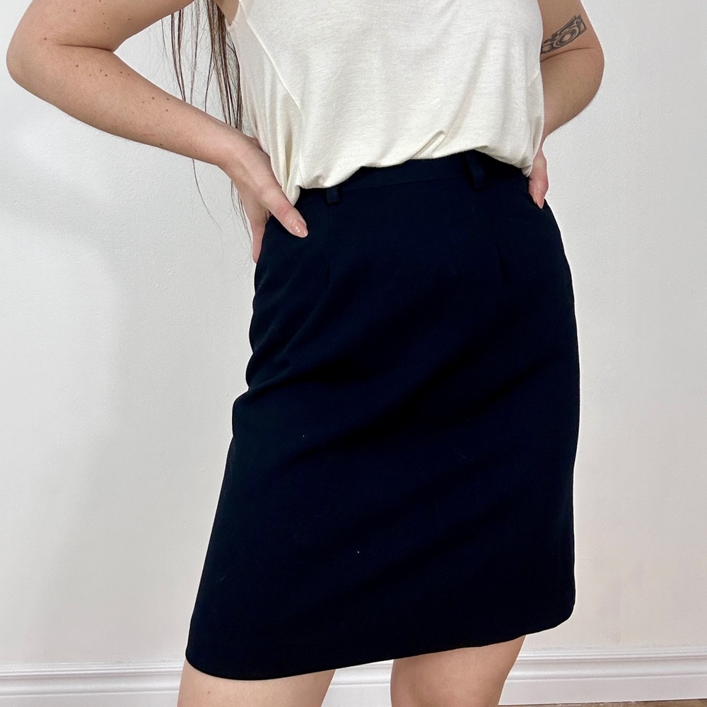 *Daniel Hechter Black Mini Skirt
